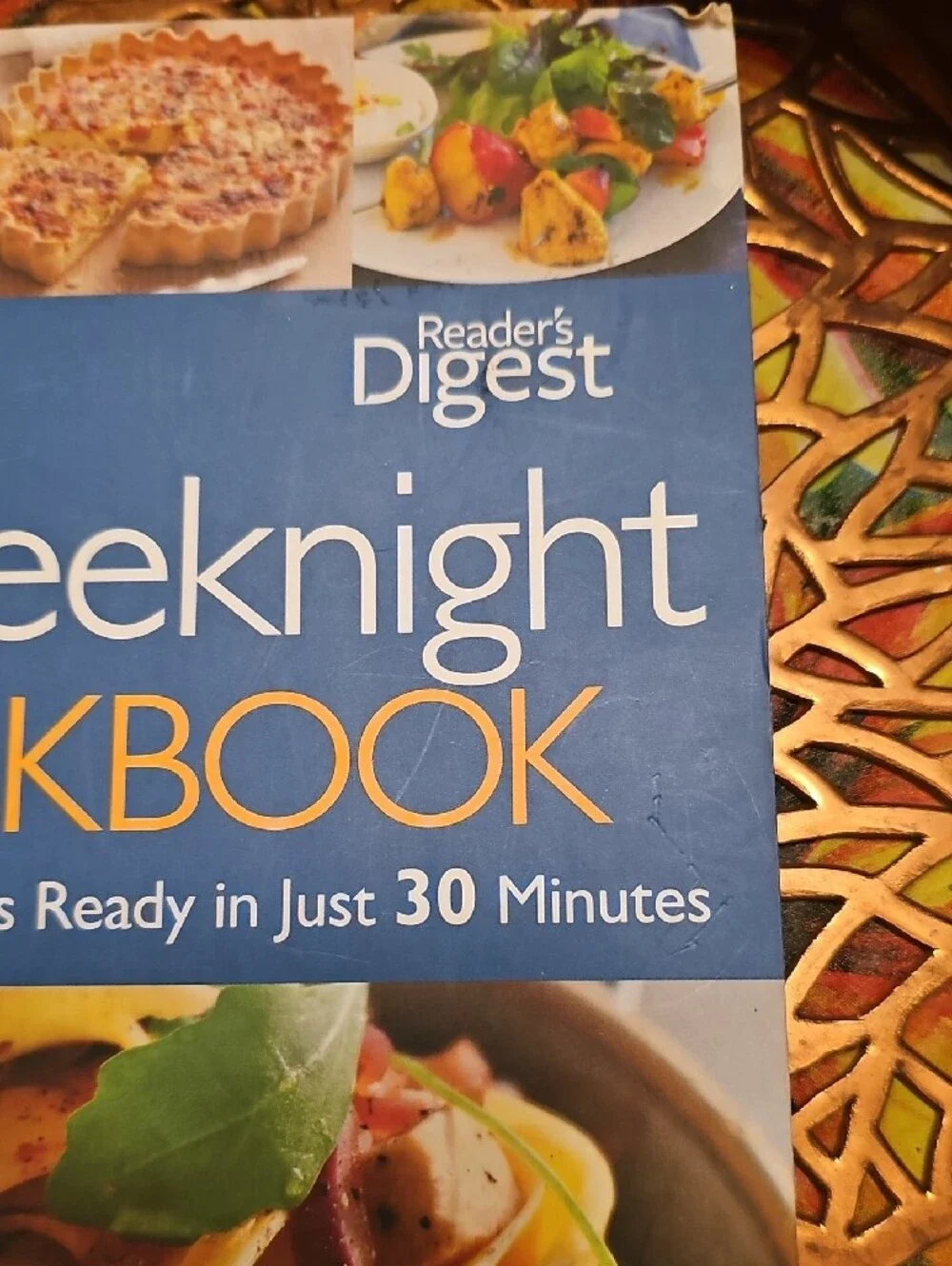 Reader's Digest The Great Weeknight Cookbook - Blue Cover